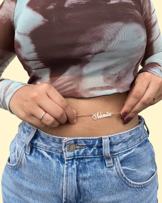 Personalised Name Waist Chain